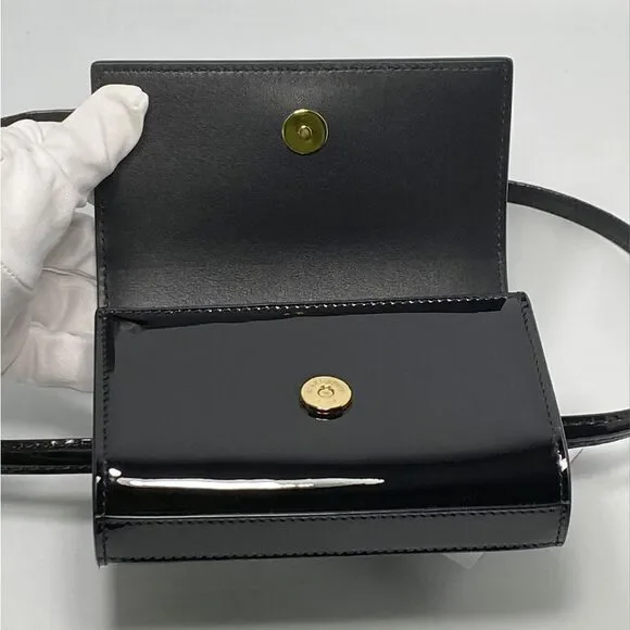 Saint Laurent Mini Kate Patent Leather Belt Bag